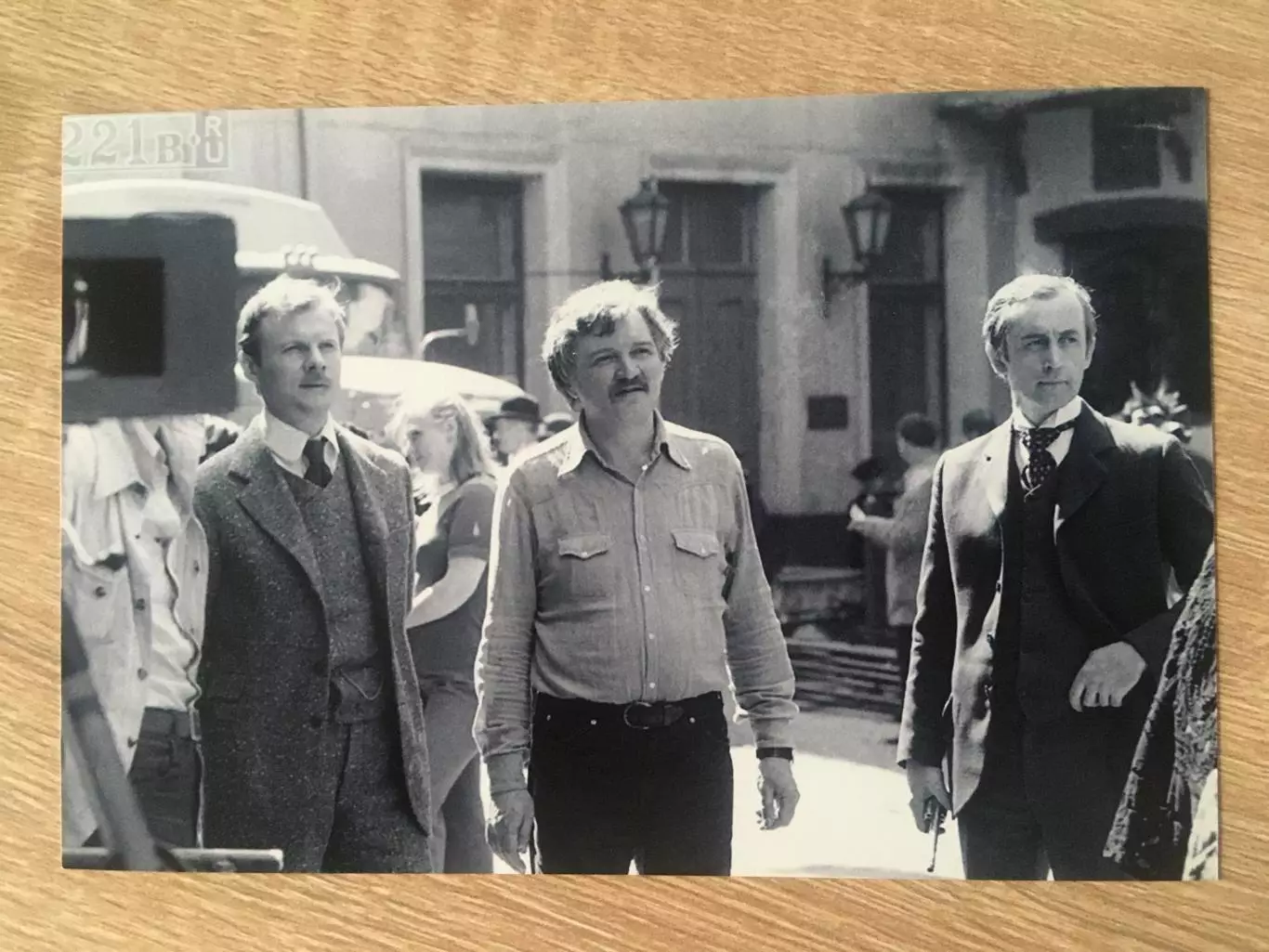 Игорь Масленников автограф на фото Шерлок Холмс 1