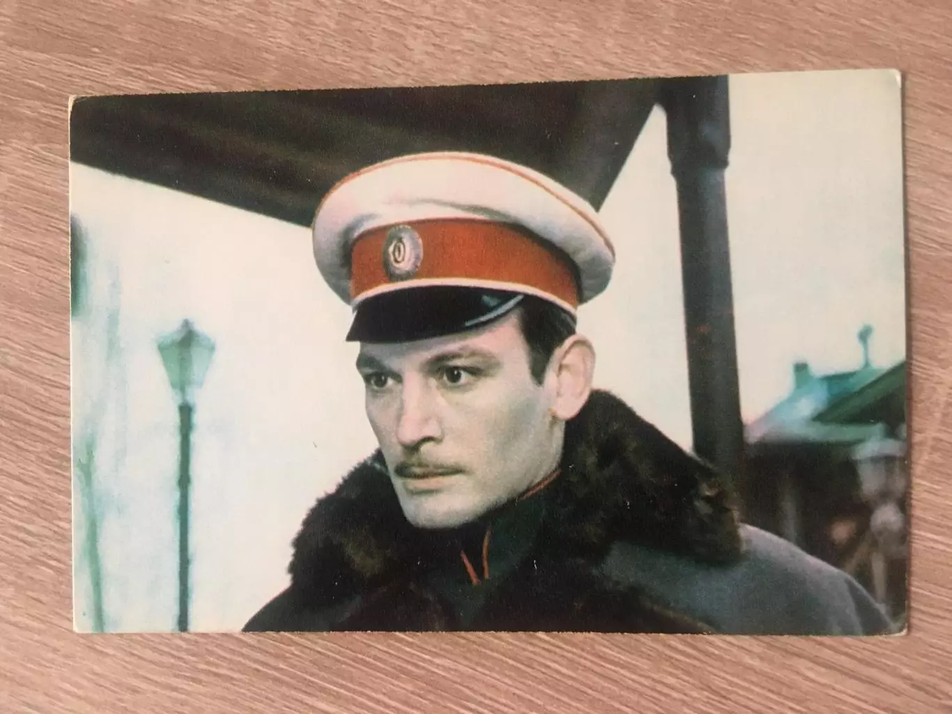 Василий Лановой автограф на открытке Анна Каренина 1