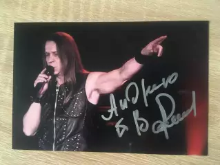 Валерий Кипелов автограф на фото