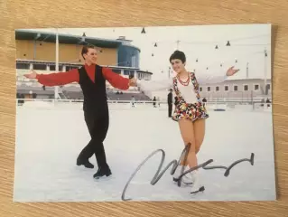 Ирина Роднина автограф на фотографии