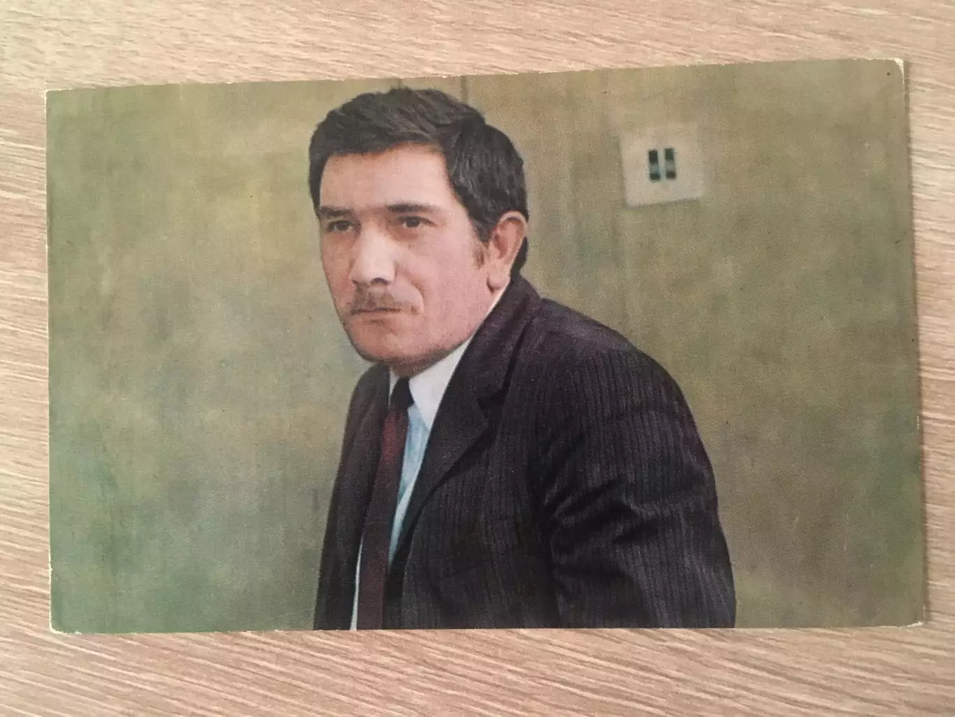 Армен Джигарханян автограф на открытк 1