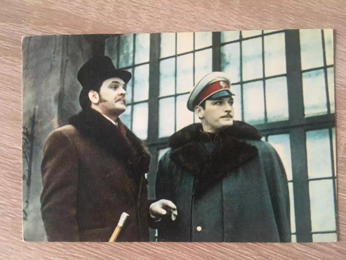 Василий Лановой автограф на открытке Анна Каренина 1