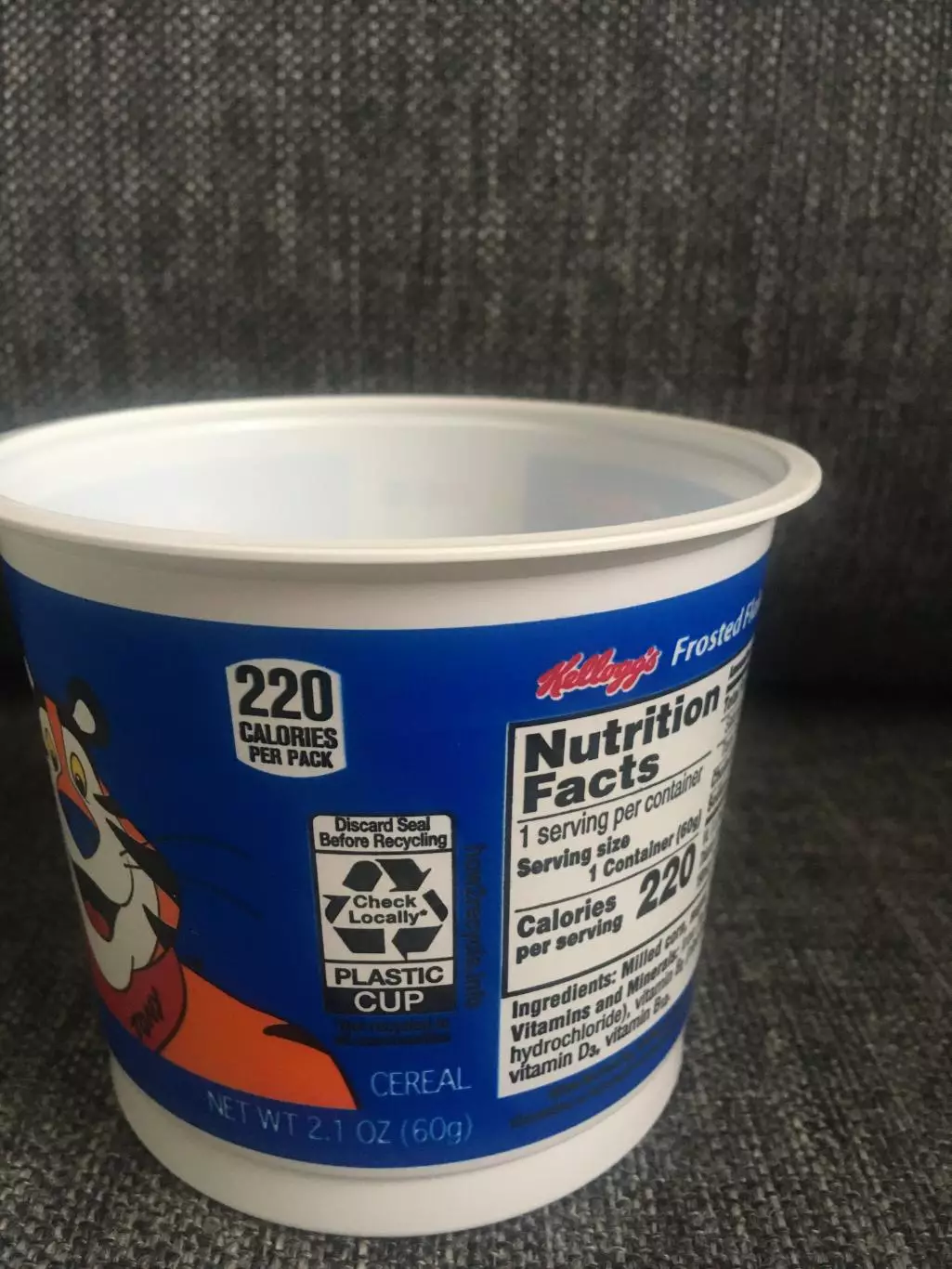 Kellogg's Frosted Flakes of Corn банка от кукурузных хлопьев США 1