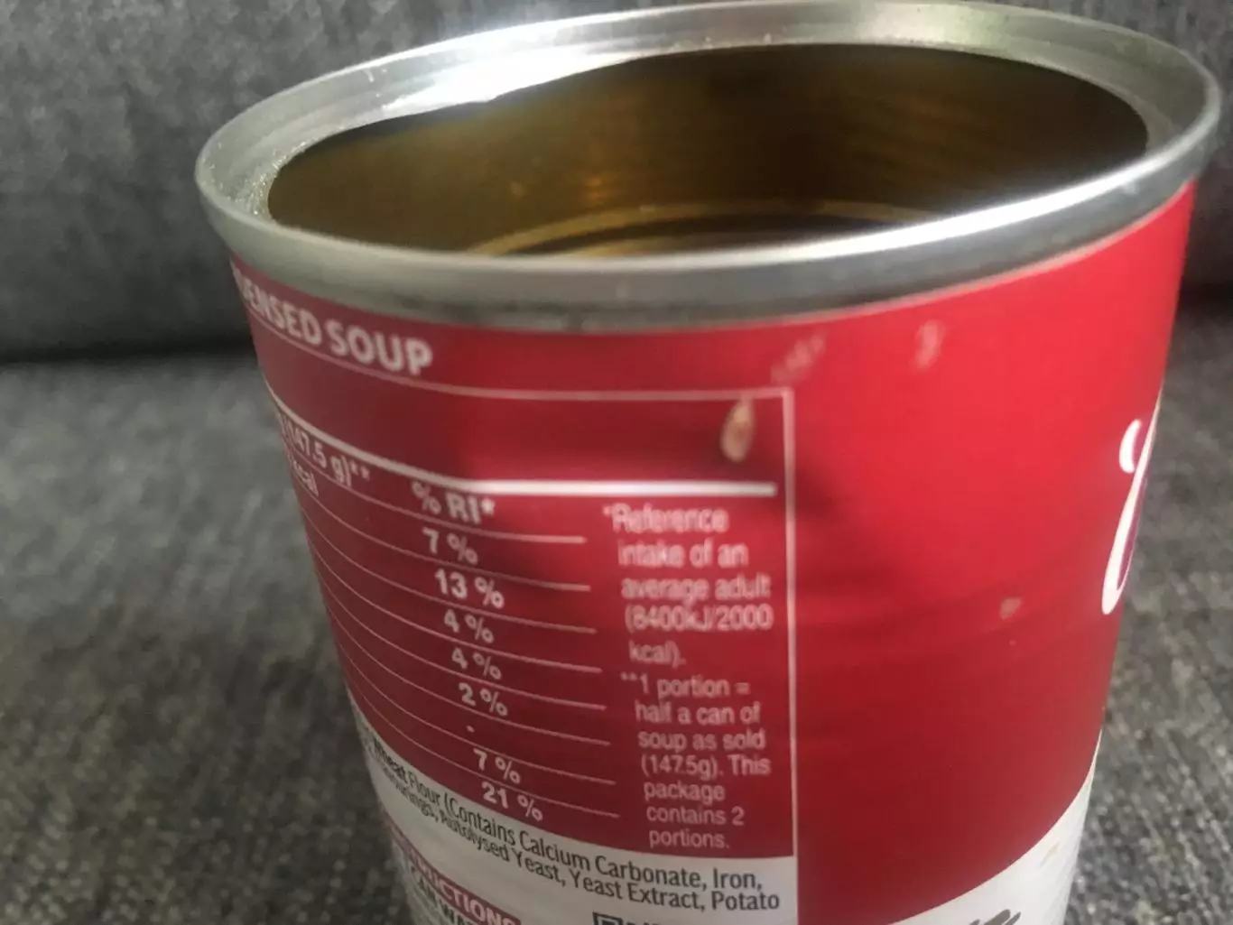 Campbell's Cream of Chicken Soup банка от куриного крем-супа Кэмпбелл США? Велик 3