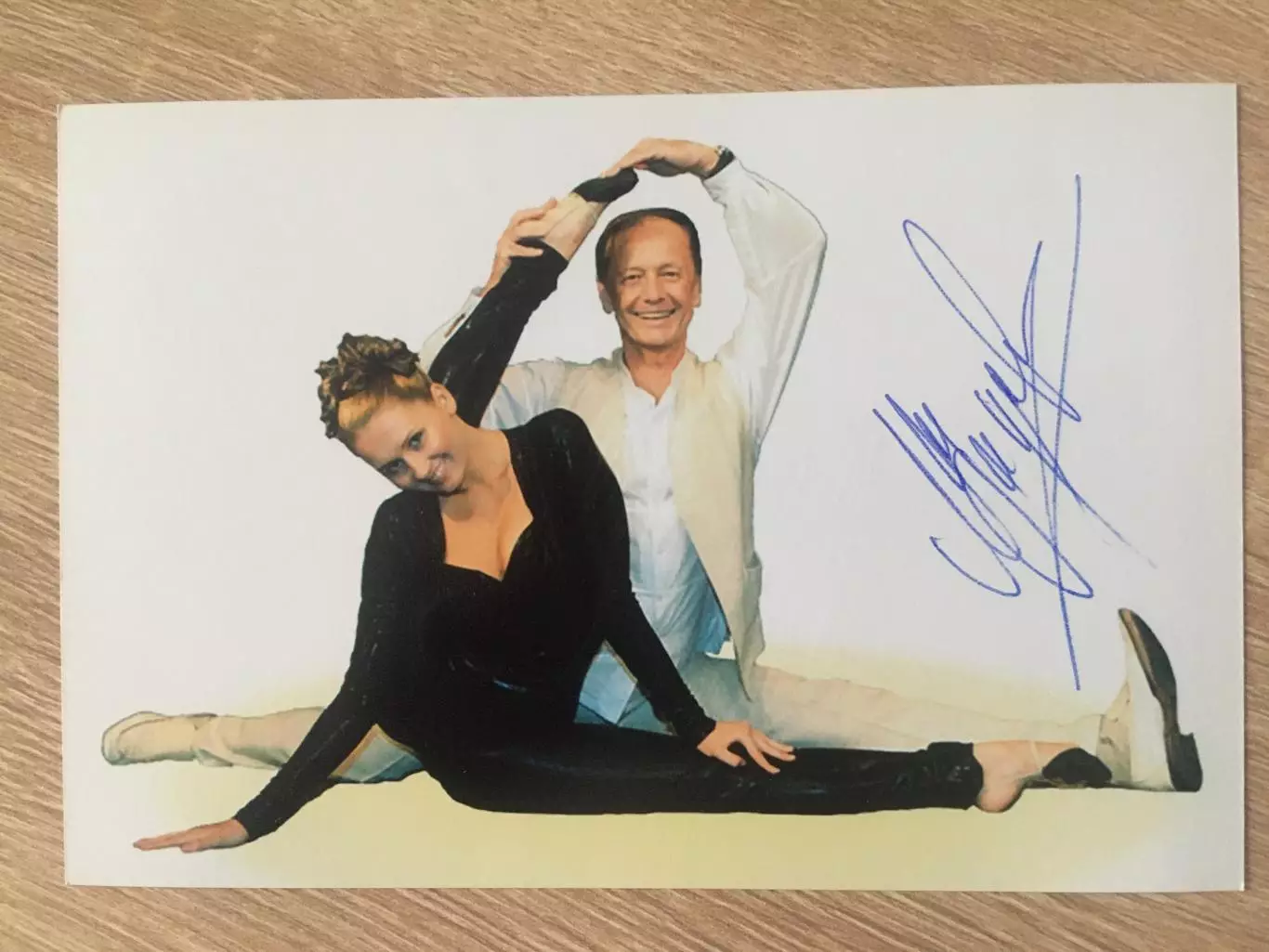 Михаил Задорнов два автографа на фото