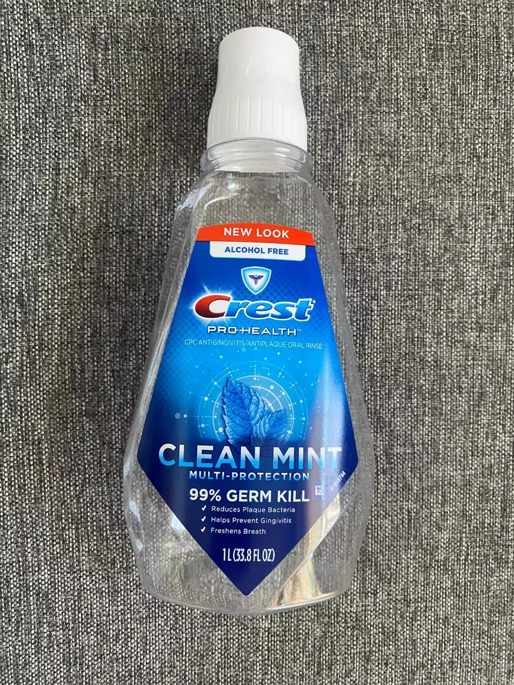 Crest Pro-Health 1L (33.8 Fl Oz) бутылка от ополаскивателя для полости рта США