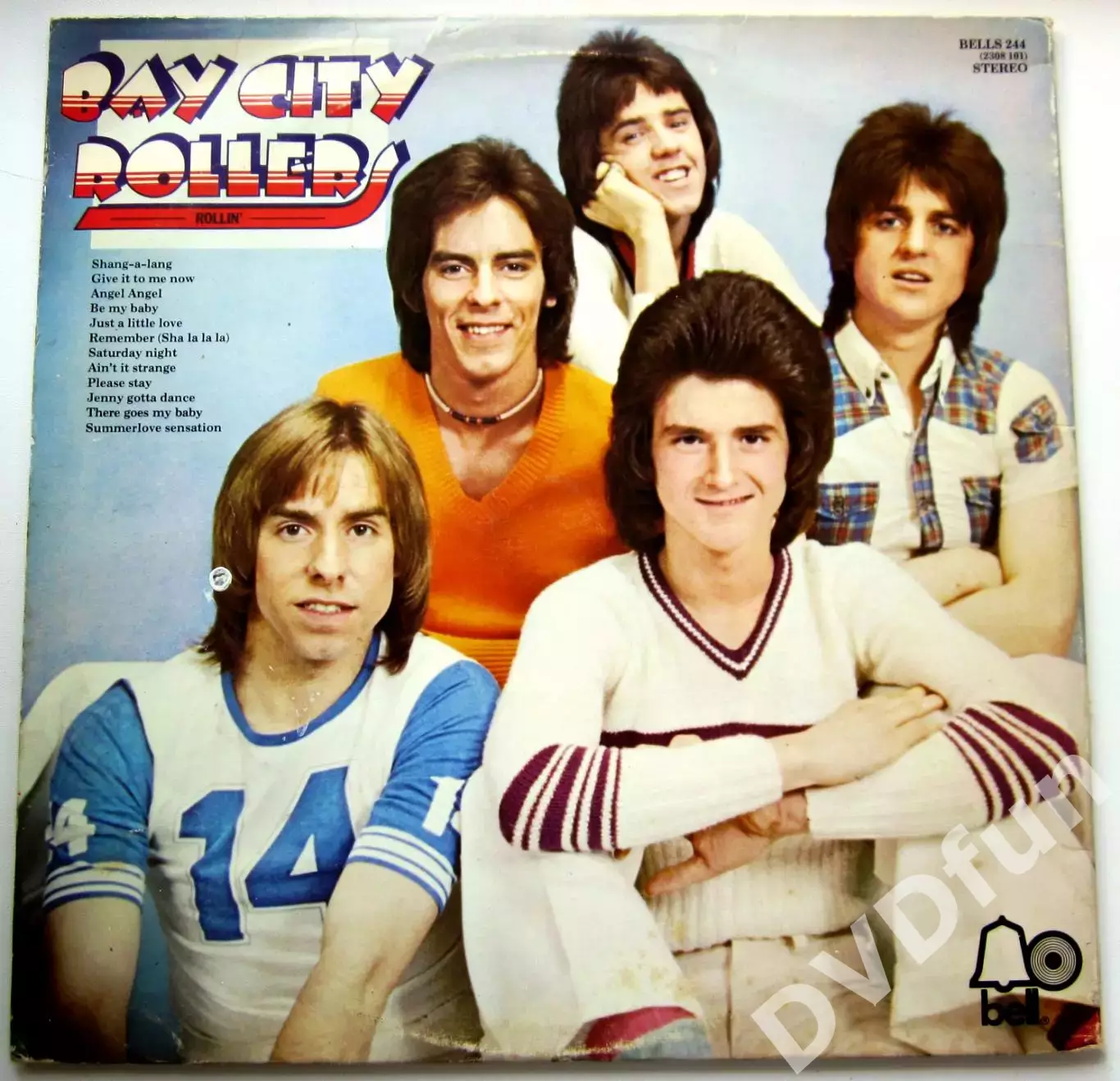 BAY CITY ROLLERS- ROLLIN' 1st Press UK LP BELLS 1974 1