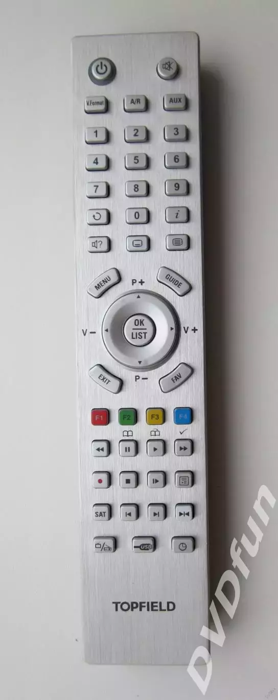 ОРИГИНАЛЬНЫЙ ПУЛЬТ Д/У+ИНСТРУКЦИЯ ПО ЭКСПЛУАТАЦИИ К РЕСИВЕРУ TOPFIELD-TF 7710PVR 1