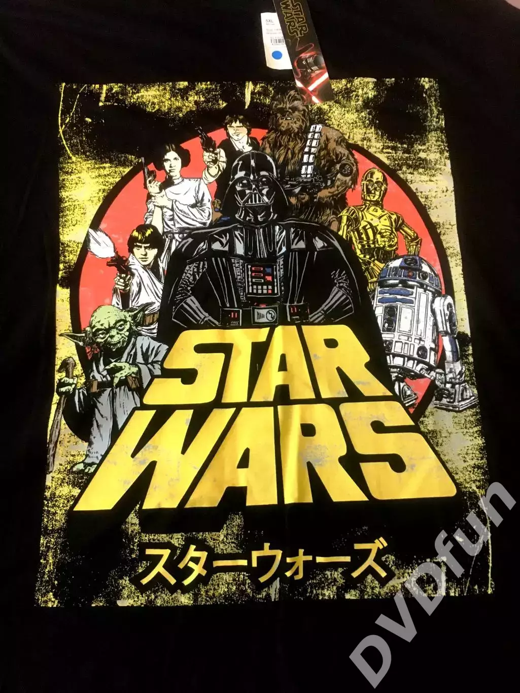 ФИРМЕННАЯ ФУТБОЛКА STAR WARS 100% COTTON MADE IN GERMANY 5XL НОВАЯ ОТ DISNEY 1