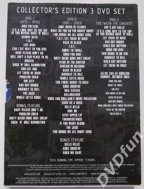 AC/DC-PLUG ME IN 3DVD-VIDEO BoxSет 2007 Digipack 1