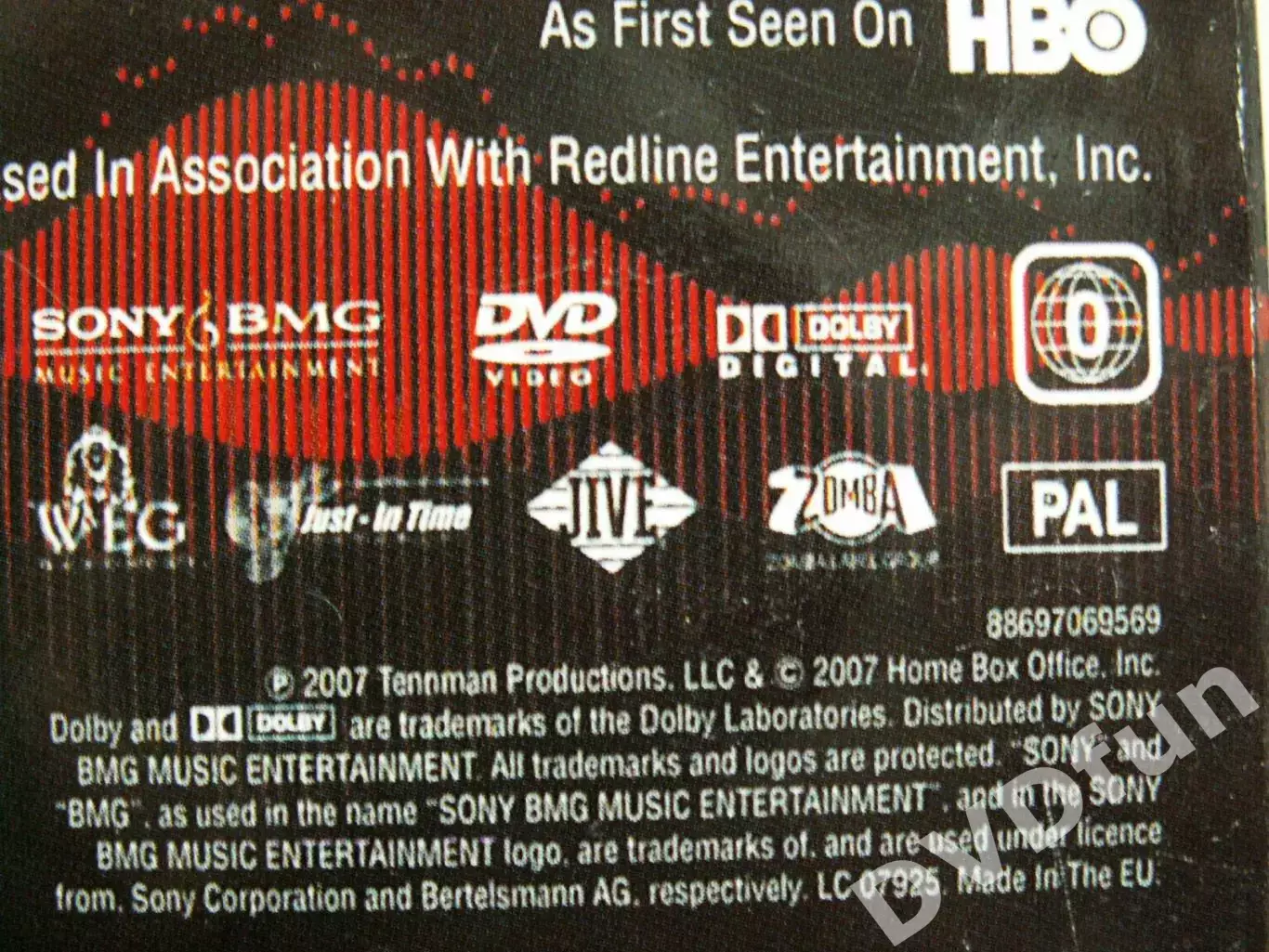 DVD JUSTIN TIMBERLAKE-LIVE FUTURESEX/LOVESHOW 2007 2