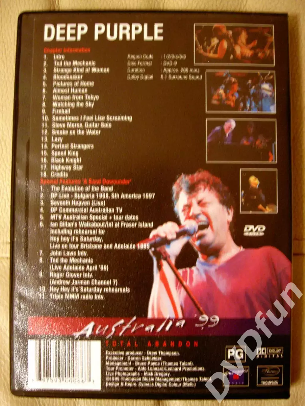 DEEP PURPLE-AUSTRALIA'99 DVD 1999 1