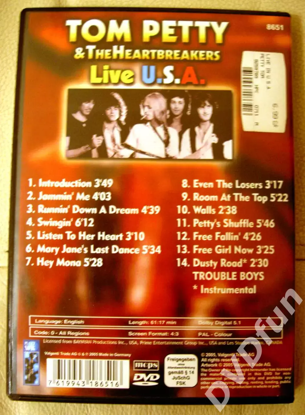 TOM PETTY &THE HEARTBREAKERS- LIVE U.S.A 2005 фирменный 1