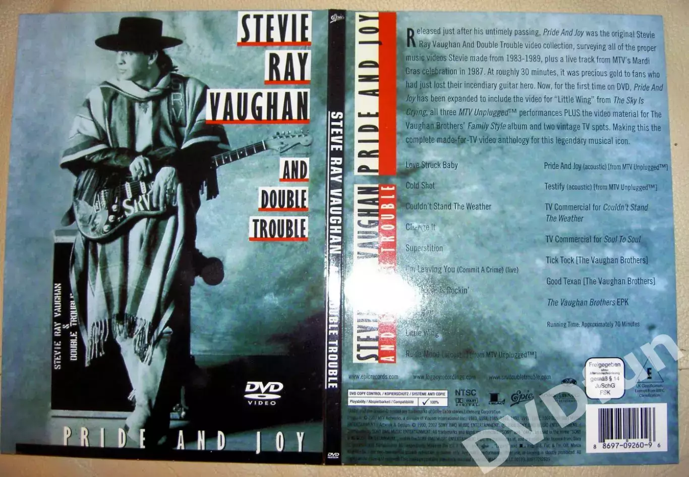 DVD Stevie Ray Vaughan - Pride and Joy 1983-2007 2