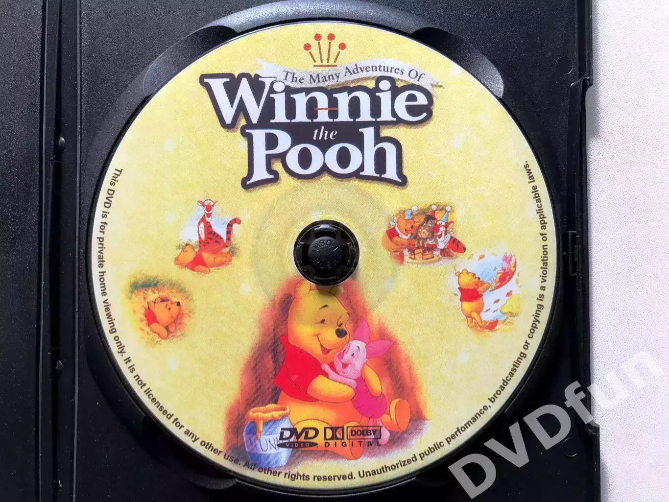 DVD Winnie Pooh Приключения Винни Пуха Walt Disney's Anniversary 25th Edition 4