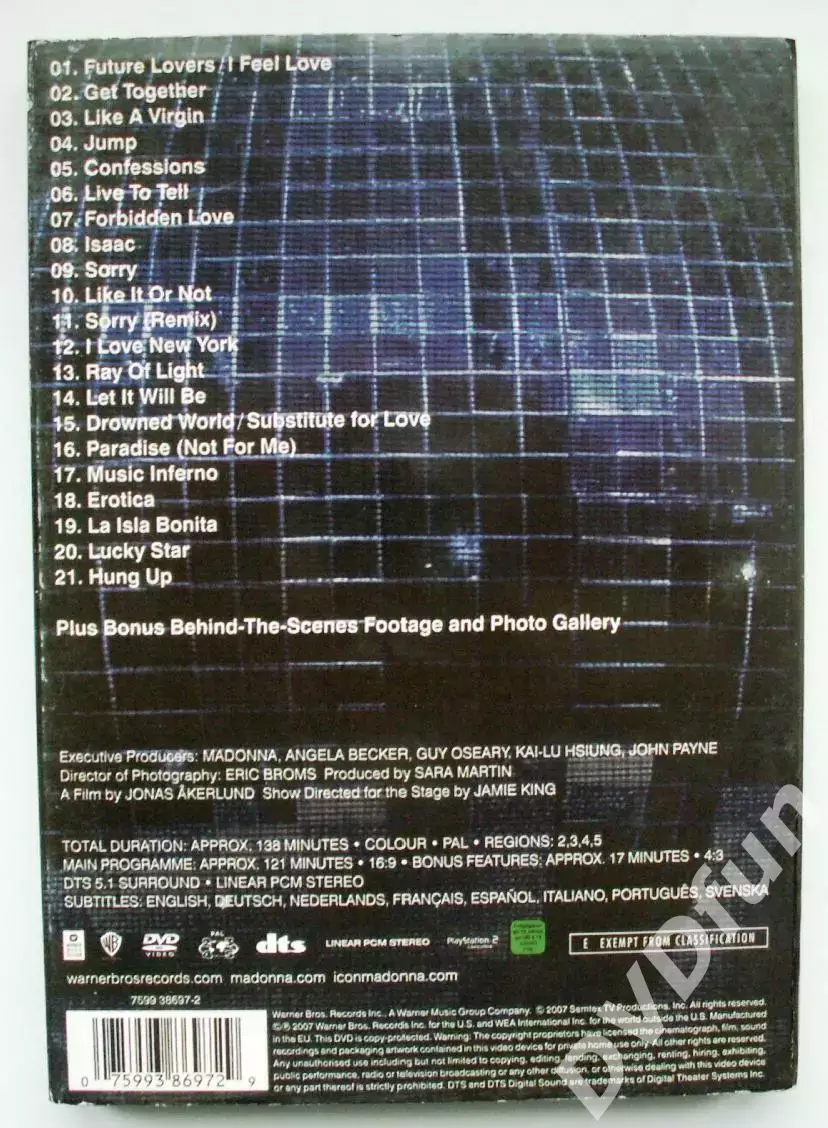 MADONNA-THE CONFESSIONS TOUR DVD 2007 1