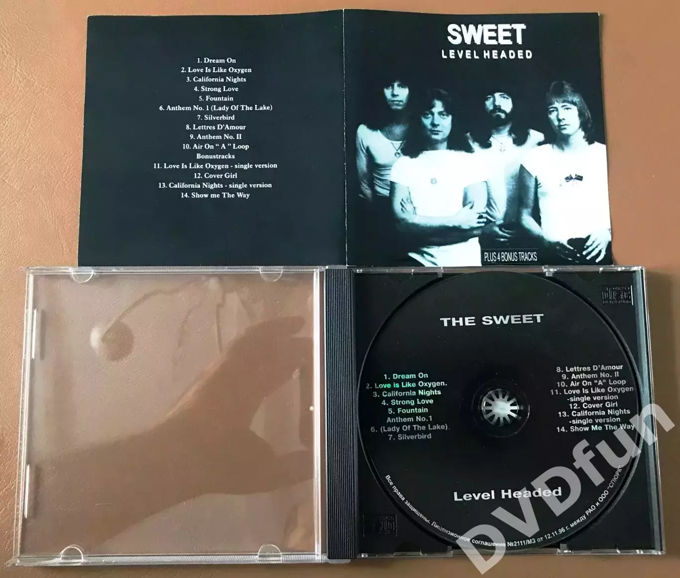 SWEET-LEVEL HEADED 1978 CD ЛИЦЕНЗИЯ 3