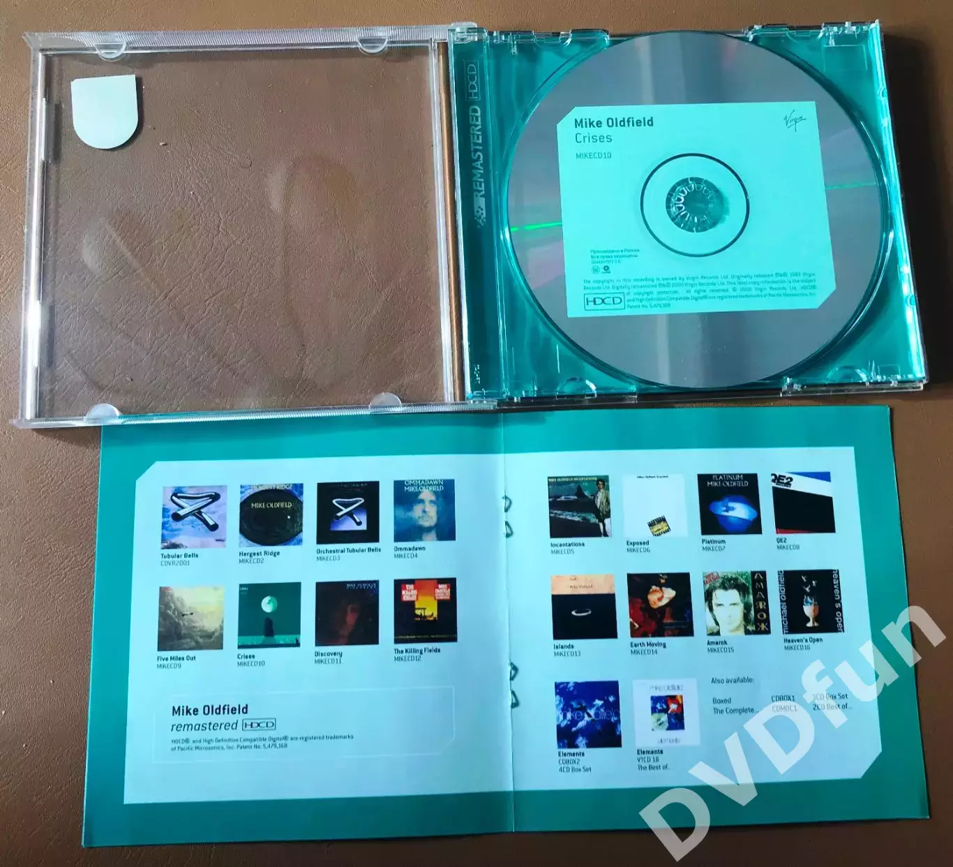 MIKE OLDFIELD-СRISES HDCD 24bit Exclusive Virgin 1983 ЛИЦЕНЗИЯ RARE 4
