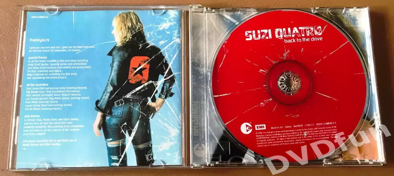 SUZI QUATRO-BACK TO THE DRIVE 2006 СD EMI Records 2