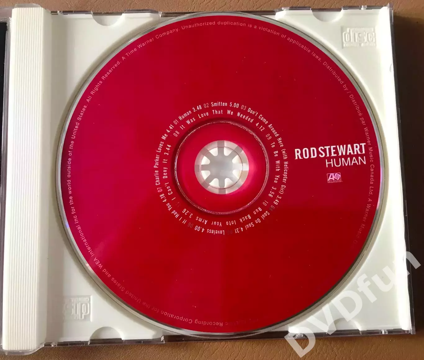 ROD STEWART-HUMAN CD 2001 ATLANTIC RECORDS 5