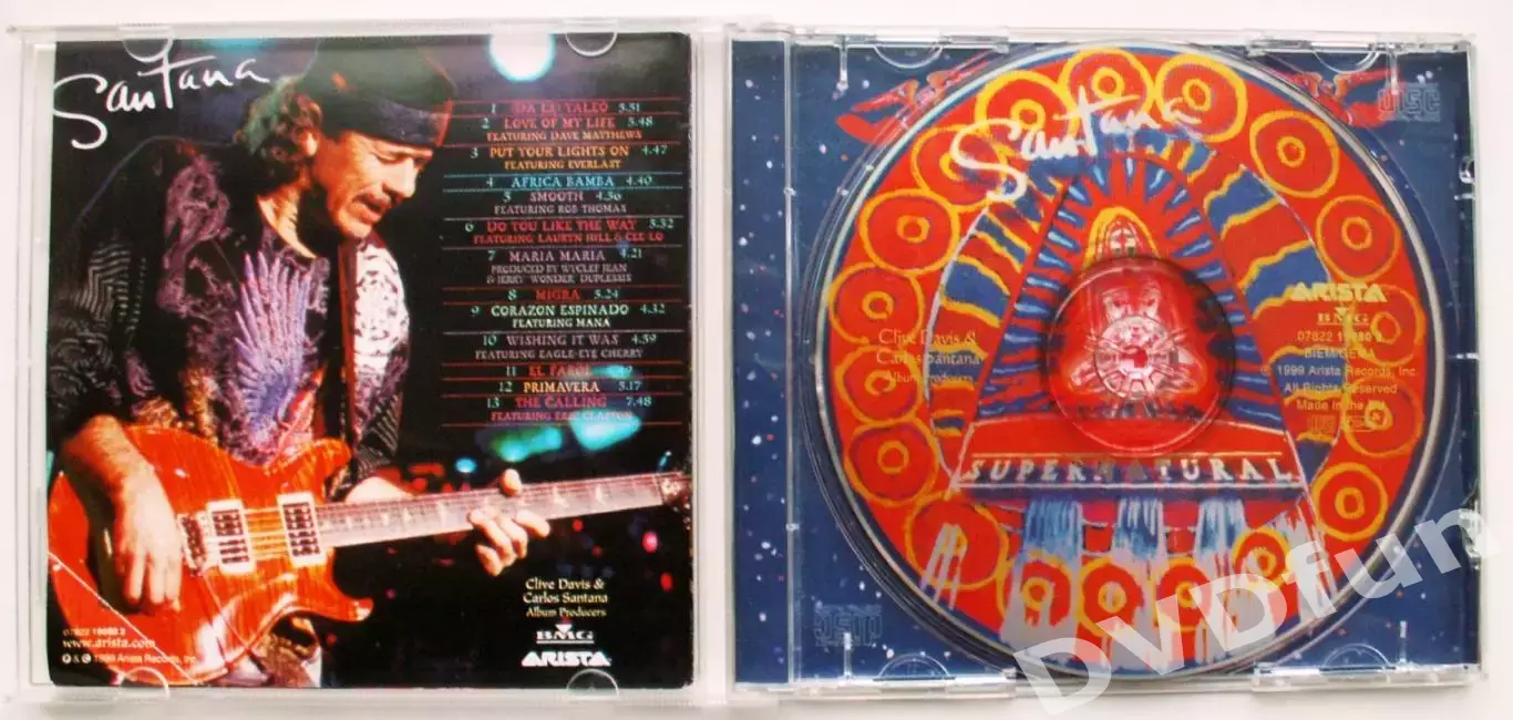 SANTANA-SUPERNATURAL 1999 CD-Audio 3