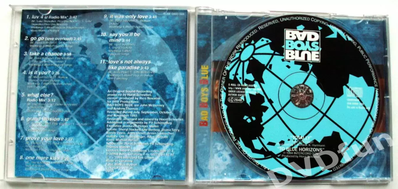 BAD BOYS BLUE-TOTALLY+TO BLUE HORIZONS CD 2 в 1 5