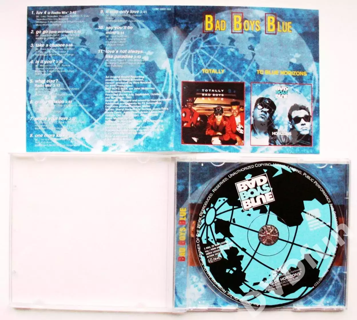 BAD BOYS BLUE-TOTALLY+TO BLUE HORIZONS CD 2 в 1 6