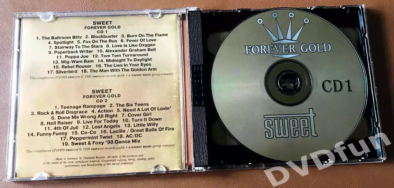 Sweet–Forever Gold 2CD Diamond Records 1999г. Russia 4