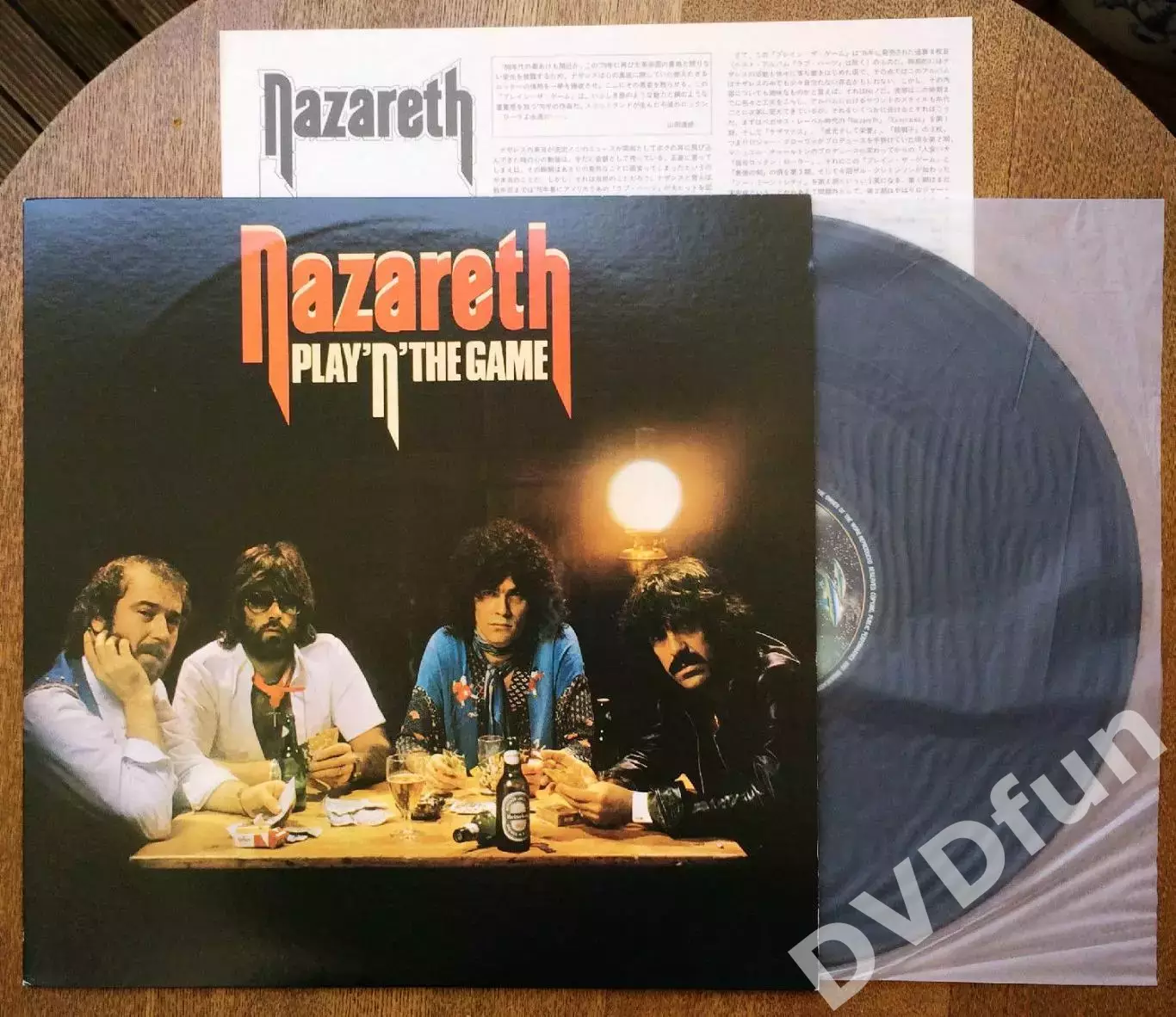NAZARETH-PLAY'N'THE GAME JAPAN PRESS LP 1976 MINT