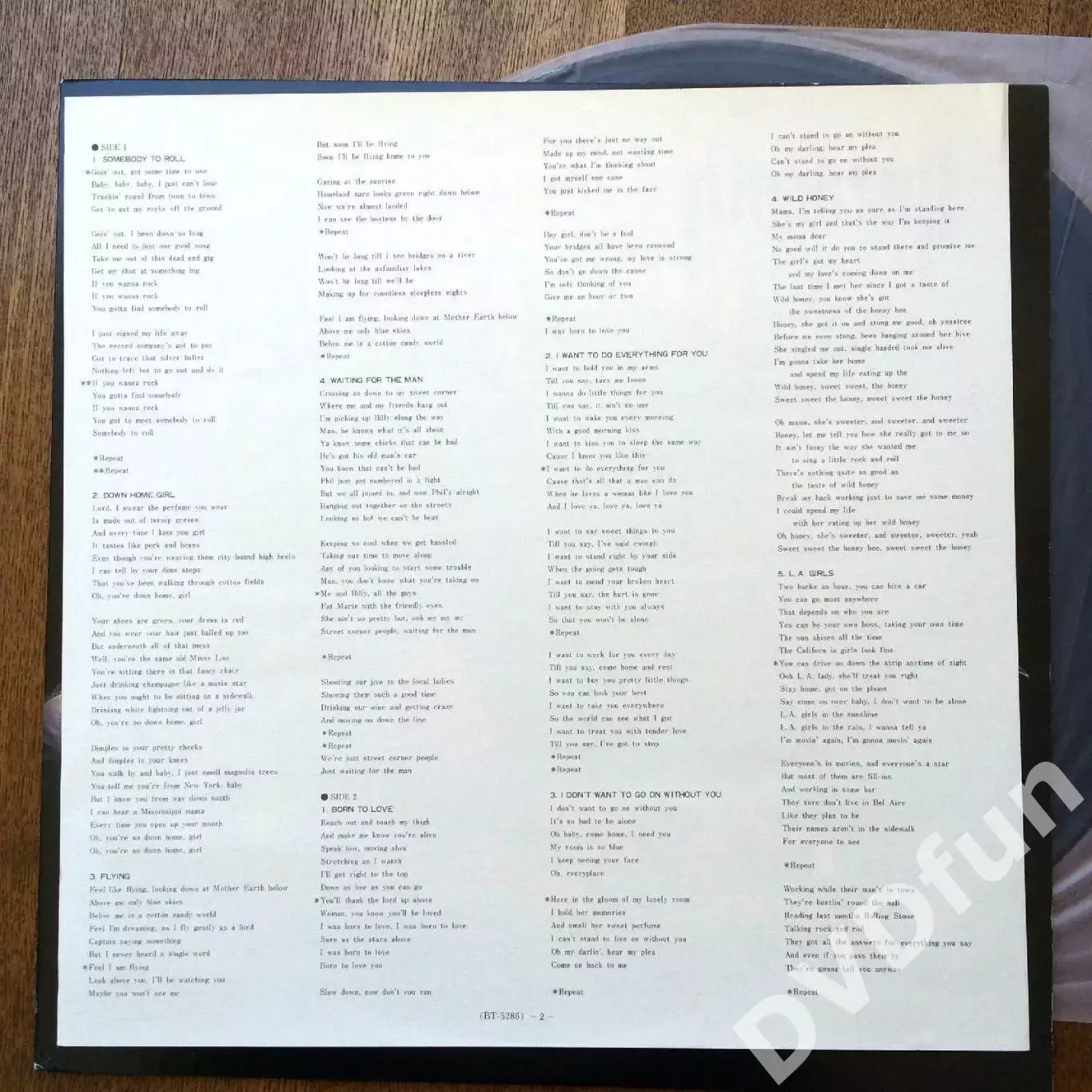 NAZARETH-PLAY'N'THE GAME JAPAN PRESS LP 1976 MINT 3