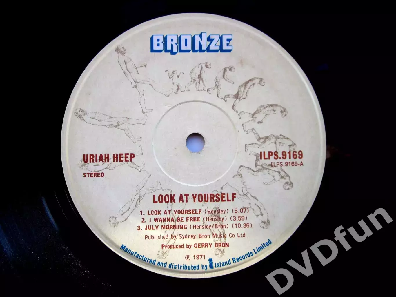 URIAH HEEP - LOOK AT YOURSELF UK LP BRONZE 1971 6