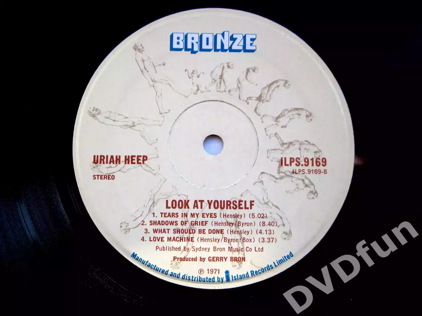 URIAH HEEP - LOOK AT YOURSELF UK LP BRONZE 1971 7