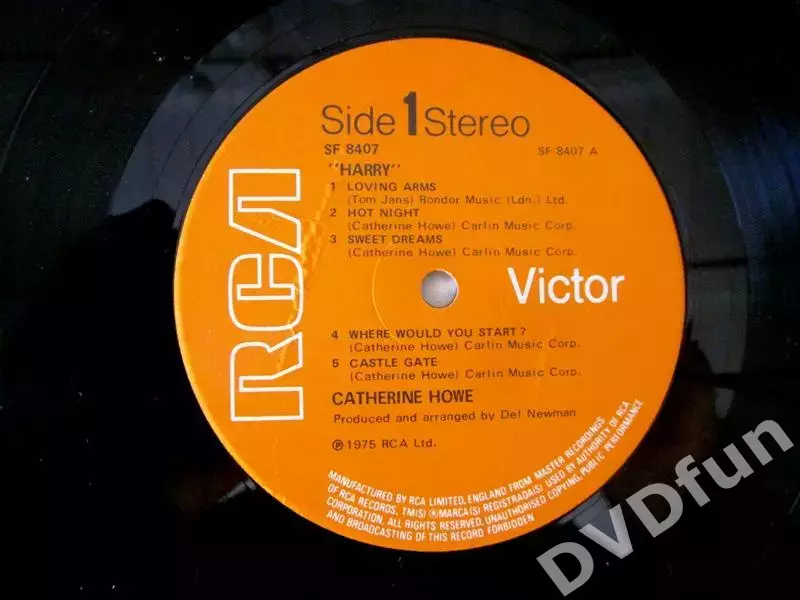 CATHERINE HOWE-HARRY Original 1st UK LP 1975 RCA Victor MINT/MINT 5