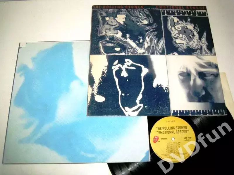 ROLLING STONES-EMOTIONAL RESCUE 1st Press CANADA LP 1980 3
