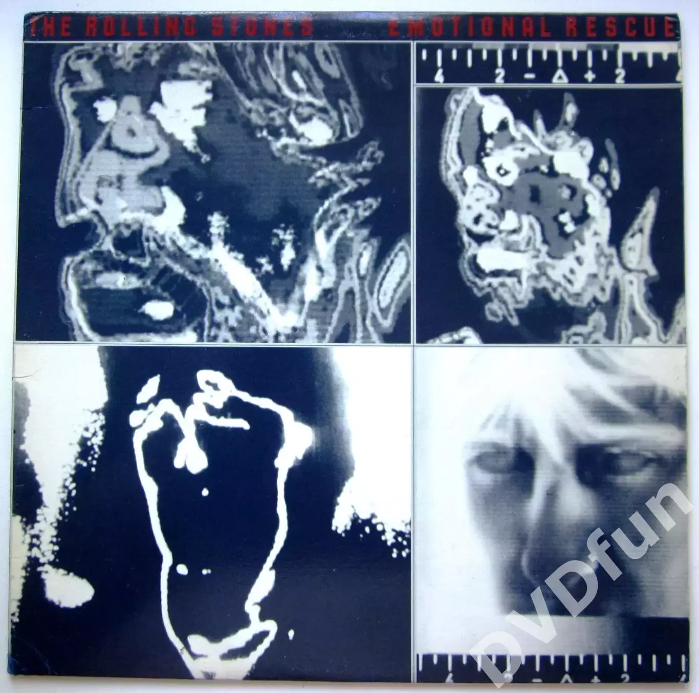 ROLLING STONES-EMOTIONAL RESCUE 1st Press CANADA LP 1980 1