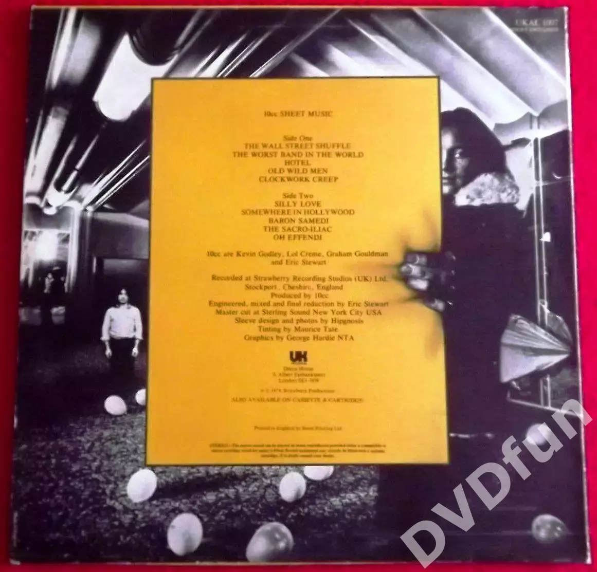 10cc -SHEET MUSIC 1st Press UK LP UK RECORDS 1974 1