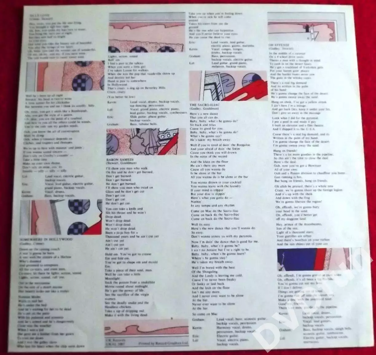 10cc -SHEET MUSIC 1st Press UK LP UK RECORDS 1974 2