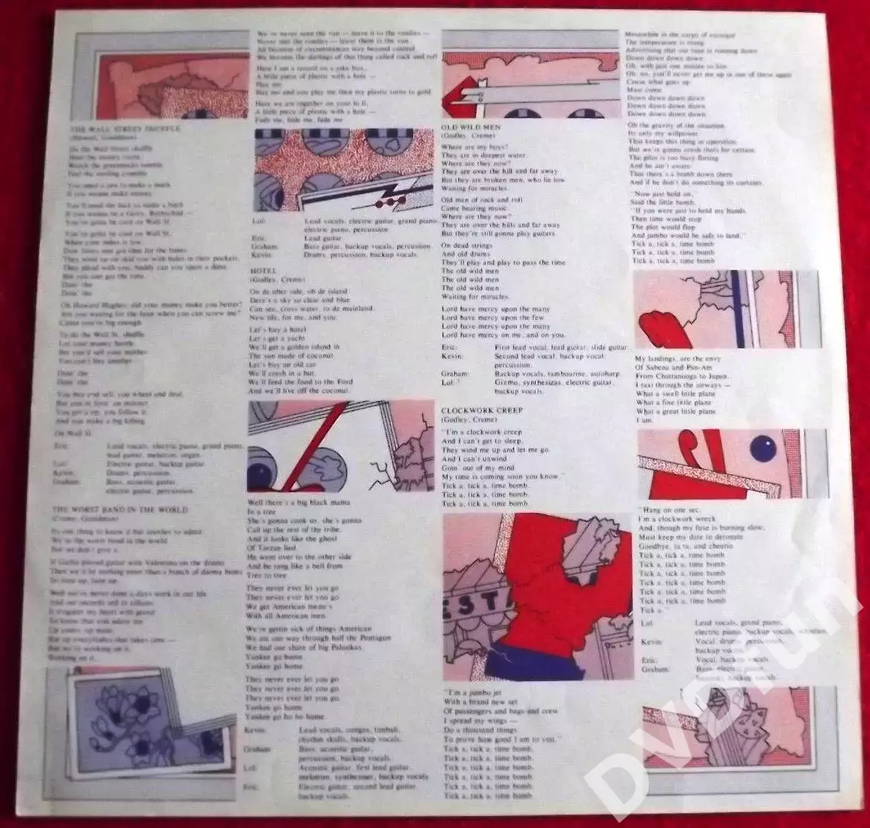 10cc -SHEET MUSIC 1st Press UK LP UK RECORDS 1974 3