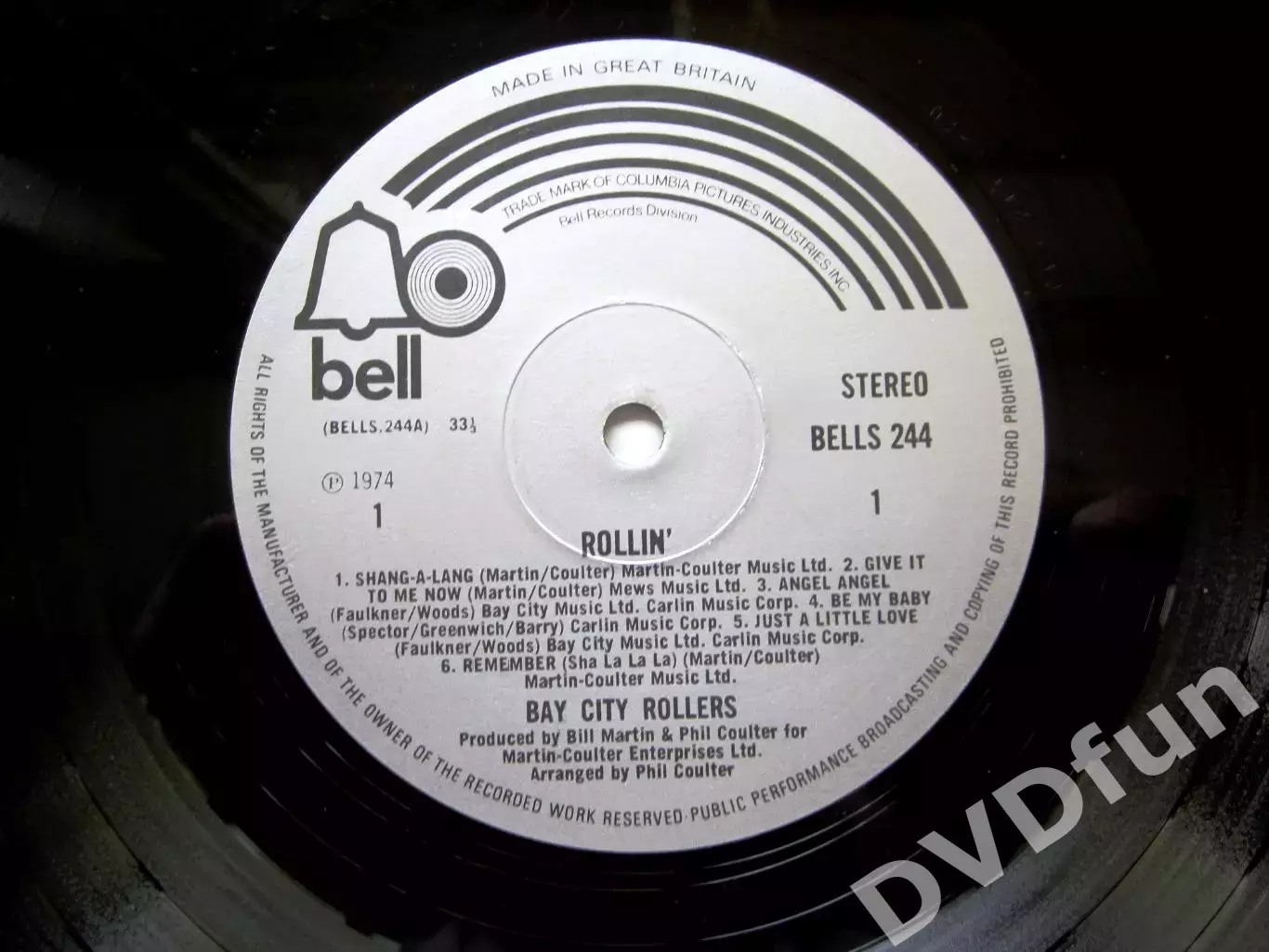 BAY CITY ROLLERS- ROLLIN' 1st Press UK LP BELLS 1974 4
