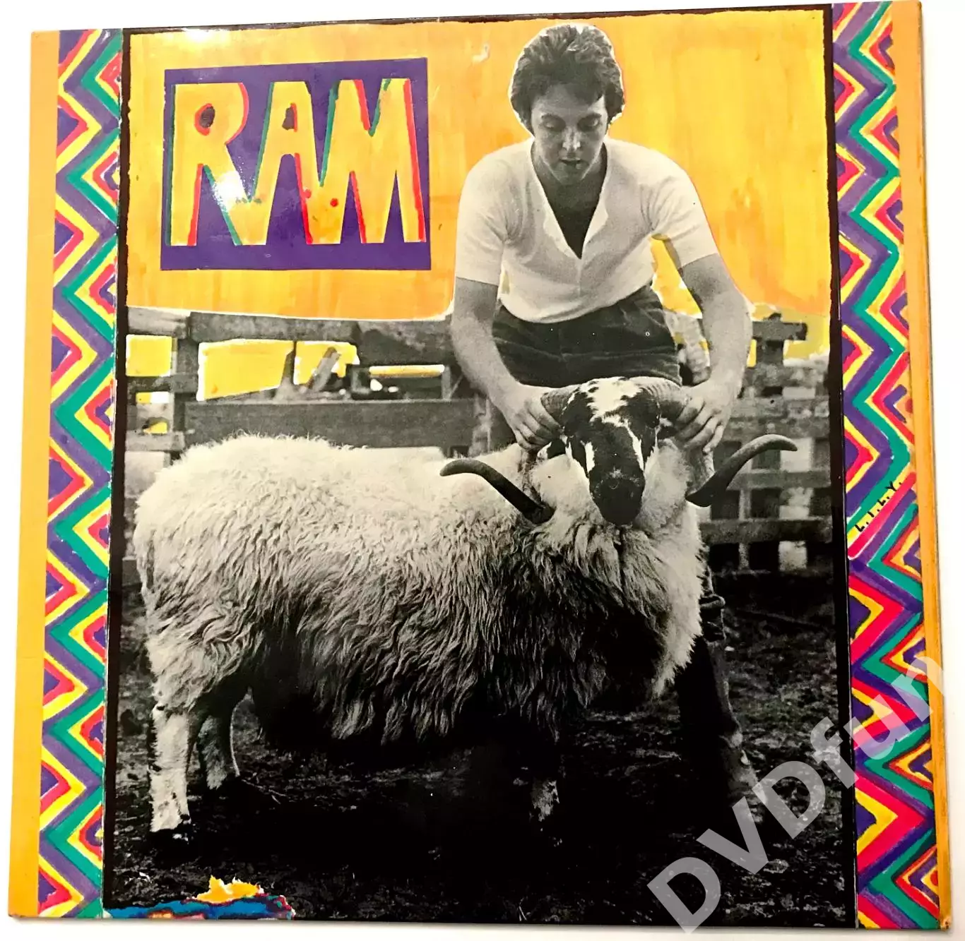 PAUL and LINDA McCARTNEY - RAM 1st Press UK LP Apple Records 1971 Fully Laminate 1