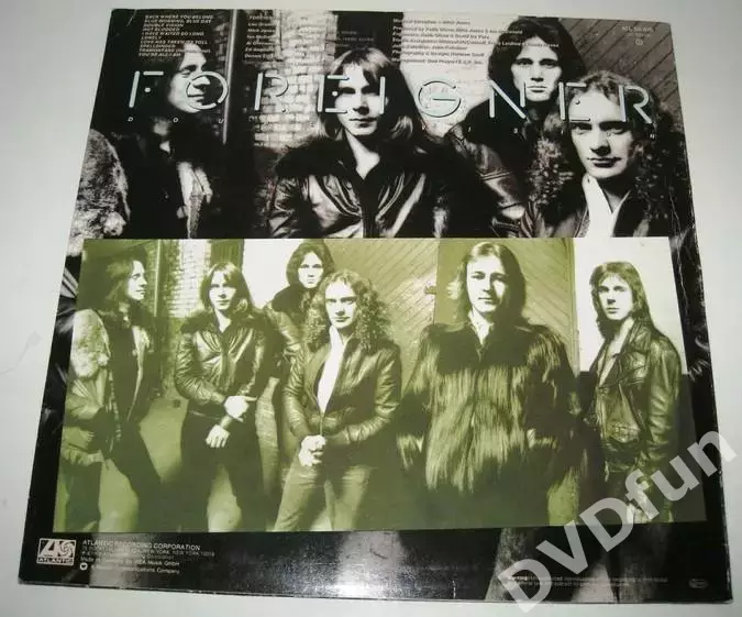 FOREIGNER-DOUBLE VISION ORIGINAL GERMAN LP 1978 NM 1