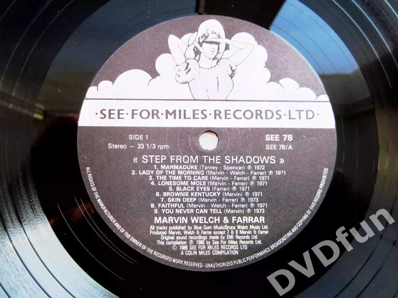 MARVIN WELCH & FARRAR-STEP FROM THE SHADOWS UK LP VERYRARE 1972 MINT/MINT 4