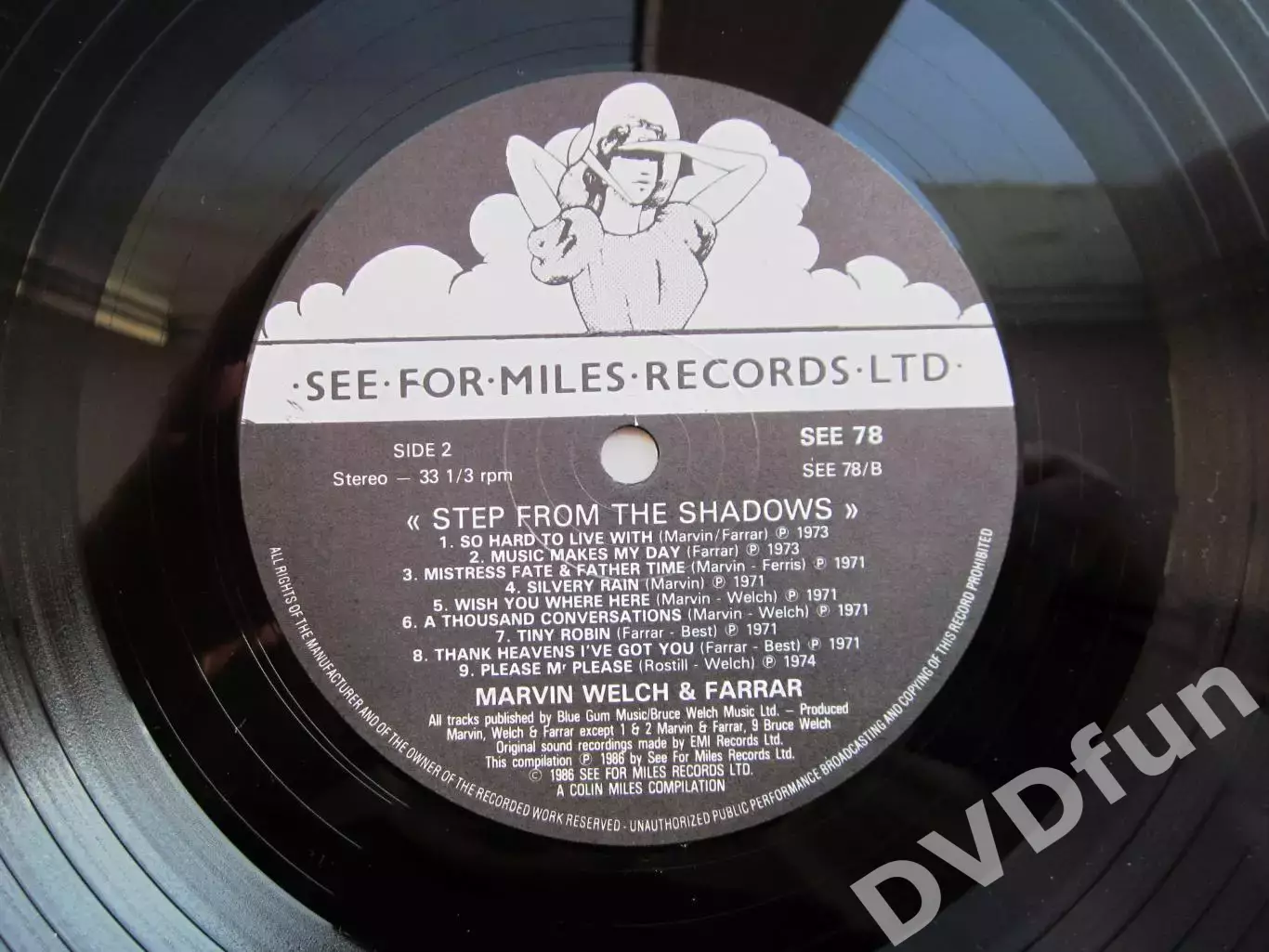 MARVIN WELCH & FARRAR-STEP FROM THE SHADOWS UK LP VERYRARE 1972 MINT/MINT 5