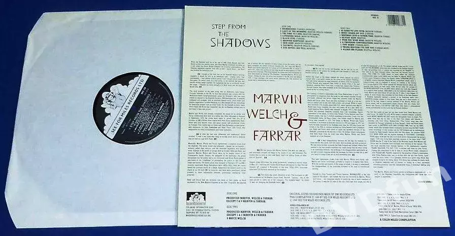 MARVIN WELCH & FARRAR-STEP FROM THE SHADOWS UK LP VERYRARE 1972 MINT/MINT 6