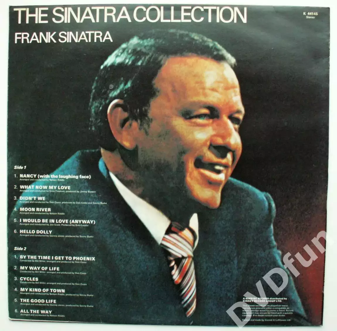 FRANK SINATRA THE SINATRA COLLECTION 1971 UK LP 1971 NM 1