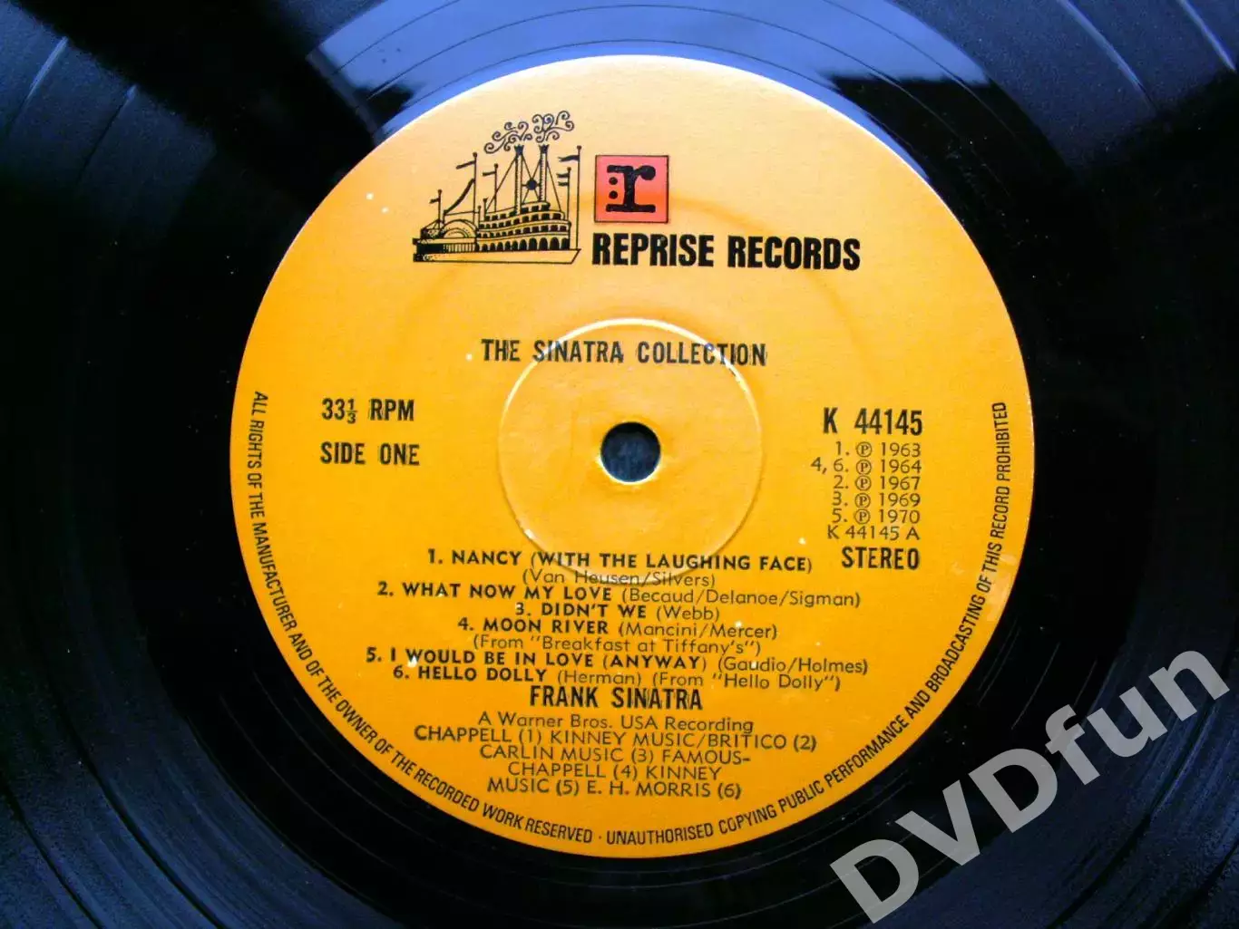 FRANK SINATRA THE SINATRA COLLECTION 1971 UK LP 1971 NM 4