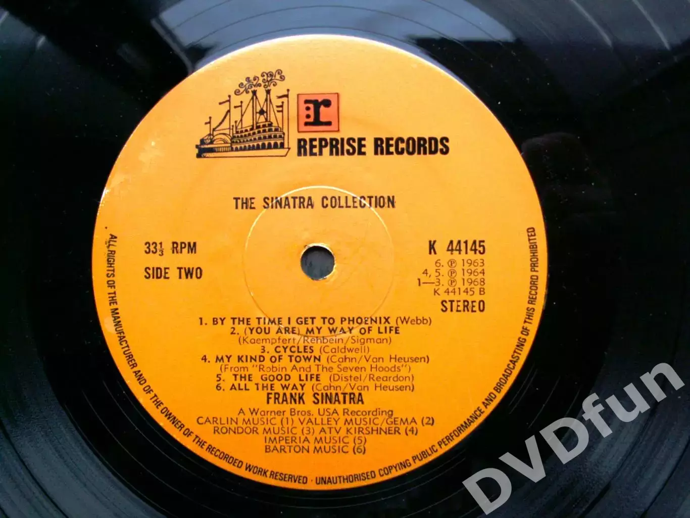 FRANK SINATRA THE SINATRA COLLECTION 1971 UK LP 1971 NM 5