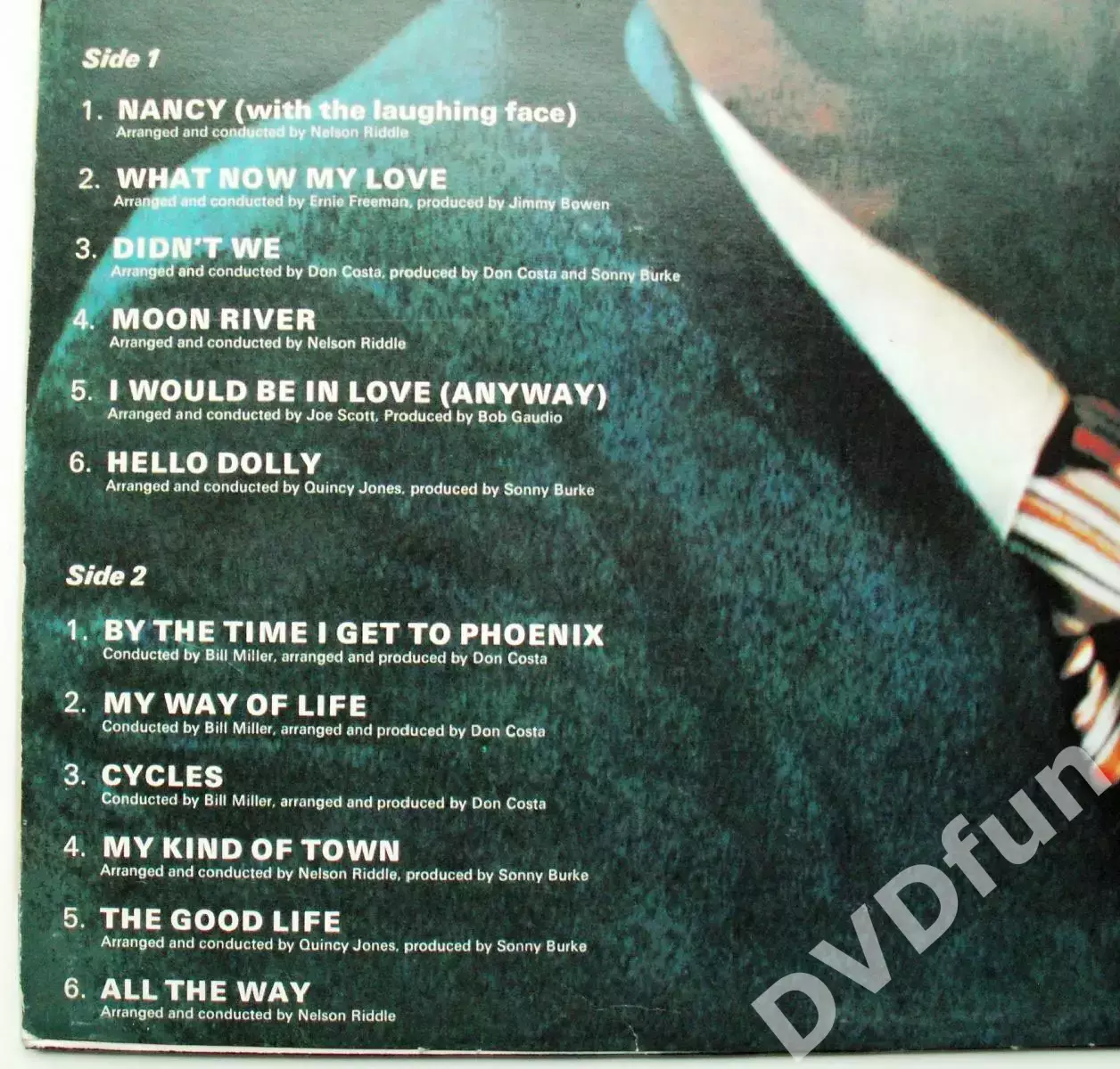 FRANK SINATRA THE SINATRA COLLECTION 1971 UK LP 1971 NM 2