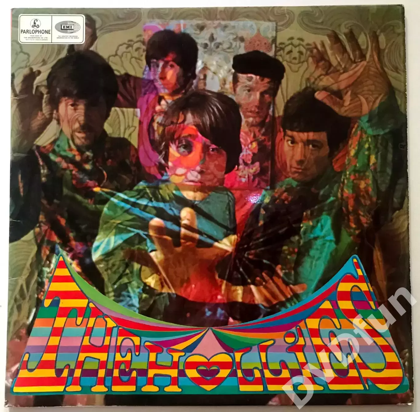 THE HOLLIES-EVOLUTION 1st Press UK LP 1967 PARLOPHONE MONO PMC 7022 RARE 1