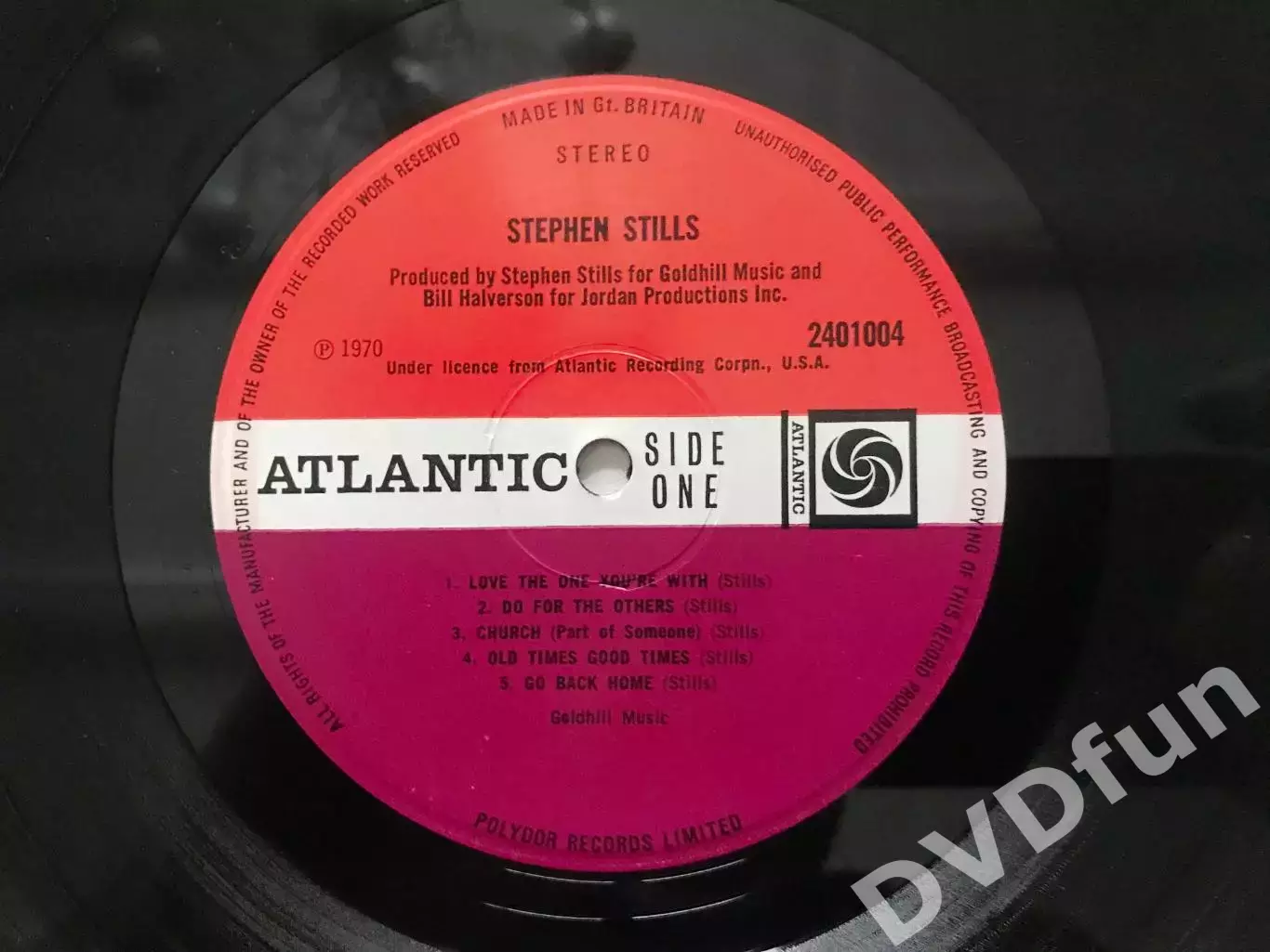 STEPHEN STILLS-STEPHEN STILLS 1st Press UK LP ? 1970 Atlantic Records RARE 6
